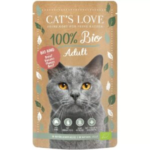 CAT'S LOVE ADULT BIO VACUNO - 100 g