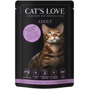 CAT'S LOVE ADULT SALMÓN Y POLLO - 85 g