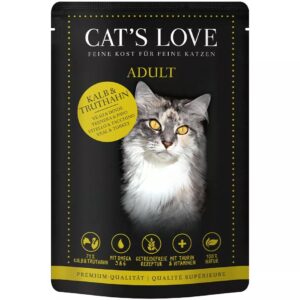 CAT'S LOVE ADULT TERNERA Y PAVO - 85 g