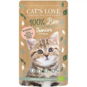 CAT'S LOVE KITTEN BIO AVE DE CORRAL - 100 g
