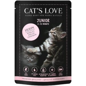 CAT'S LOVE JUNIOR PURO POLLO - 85 g