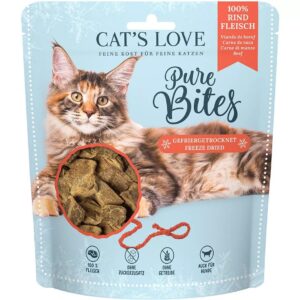 CAT'S LOVE PURE BITES CARNE DE VACA - 40 g