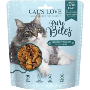 CAT'S LOVE PURE BITES FILETE DE SALMÓN - 50 g