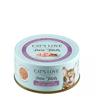 CAT'S LOVE POLLO Y SALMÓN FILETS - 100 g
