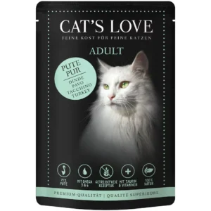 CAT'S LOVE ADULT PURO PAVO - 85 g